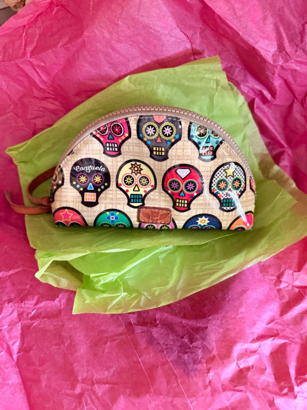 Consuela Sugar Skull Cosmetic Make Up Tool Kit